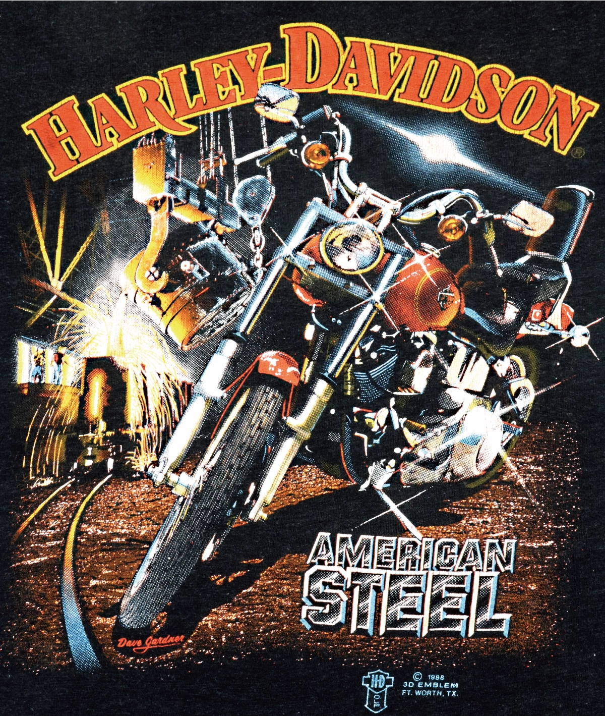 A full 1988 vintage T-shirt print